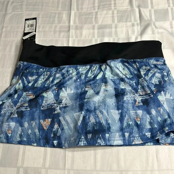 Adidas blue Skort,NEW ,women large,activewear , tennis,pickleball, resort wear. - Picture 5 of 12